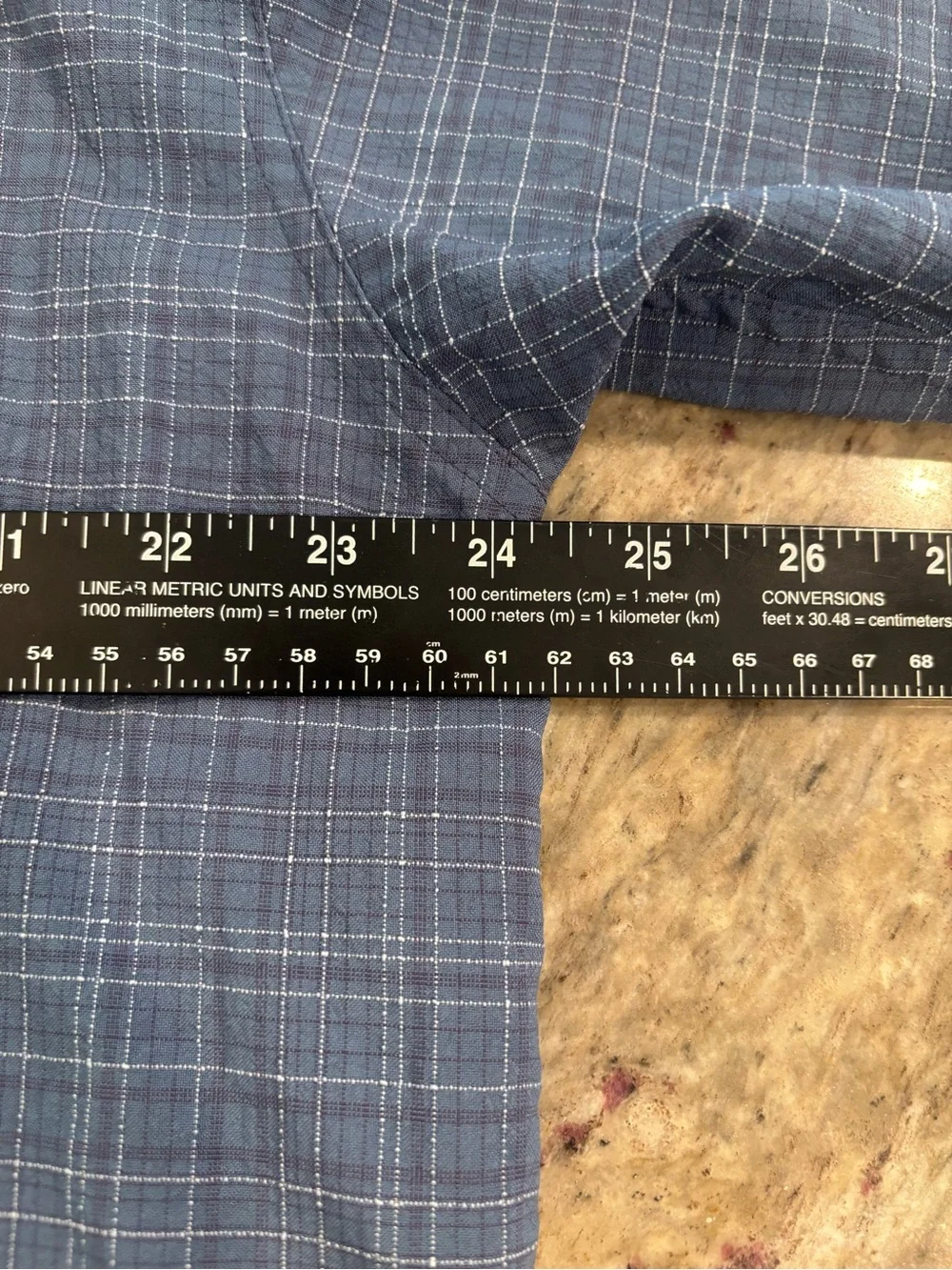 The North Face Men's Short-Sleeve Plaid Button-Down Shirt - Denim Blue